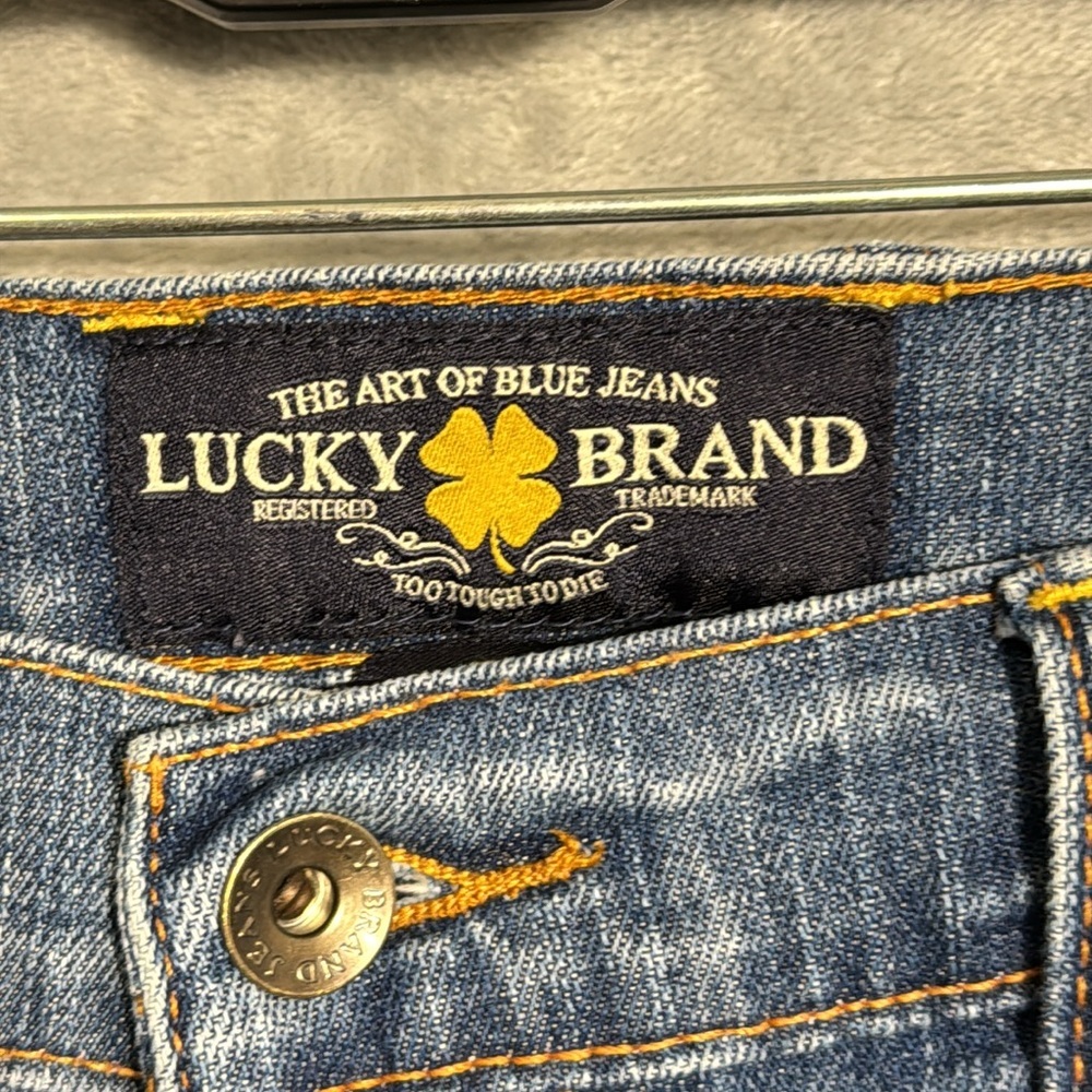 Lucky Brand jeans women cropped‎  size 8 29 Blue Ankle Cropped Jeans medium wash - Picture 2 of 14